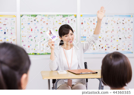Child English conversation classroom image 44360385