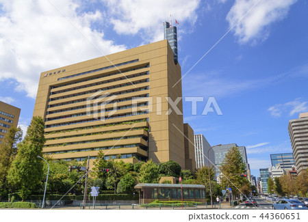 Tsukiji Central Market Front and Asahi Shimbun Tokyo Headquarters (Chuo-ku, Tokyo) Tsukiji Central Market Front and Asahi Shimbun Tokyo Headquarters (Chuo-ku, Tokyo) 44360651