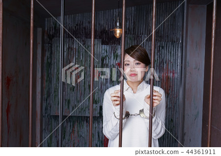 A woman arrested A woman arrested 44361911