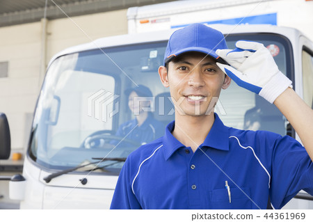 送貨上門物流形象送貨人 44361969