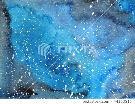 Abstract space watercolor background. Abstract space watercolor background. 44363515