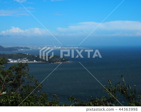 Landscape of Harima Pass with Waves 44363998