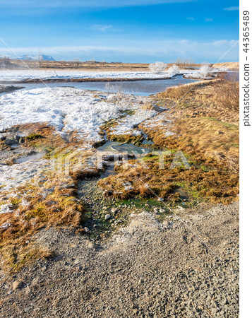 Scene in Deildartunguhver hot spring, Iceland Scene in Deildartunguhver hot spring, Iceland 44365489