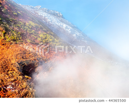 Heat stream in Deildartunguhver hot spring,Iceland 44365500