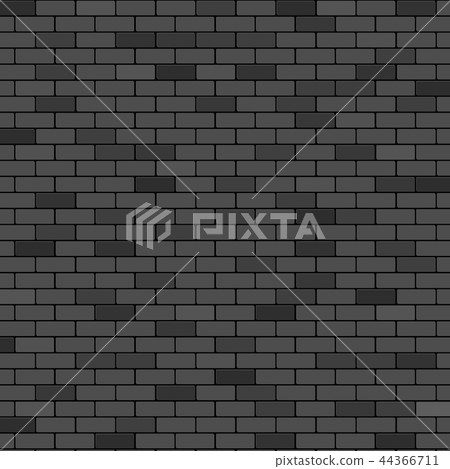Black brick wall abstract background 44366711