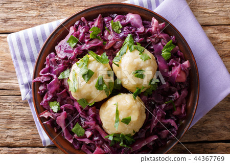 Freshly cooked potato dumplings 44367769