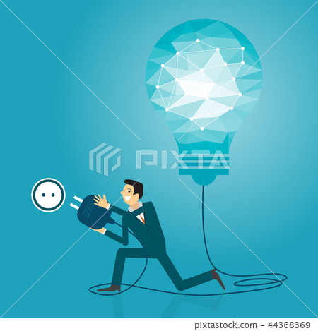 businessman is helping hand to success. businessman is helping hand to success. 44368369