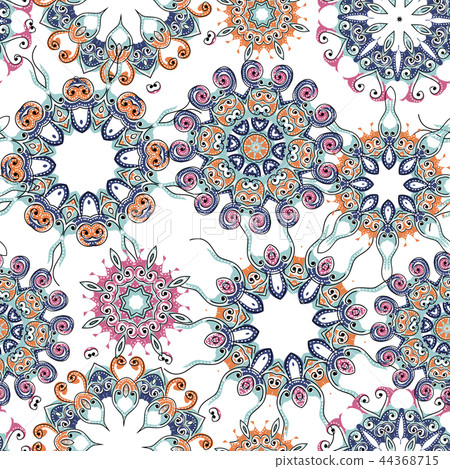Vintage seamless pattern for your design 44368715