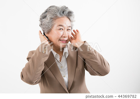 叟 老年人 連衣裙 44369782