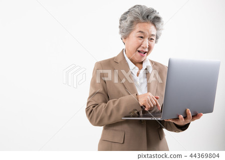 叟 老年人 連衣裙 44369804