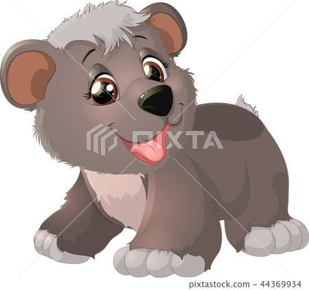 Cute baby bear cartoon Cute baby bear cartoon 44369934