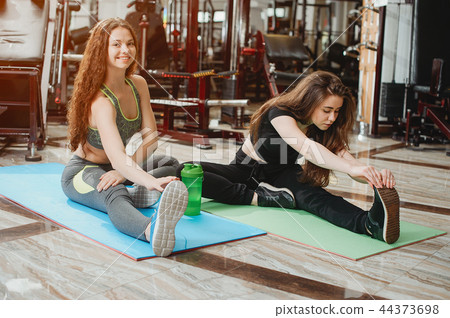 girls in a gym girls in a gym 44373698