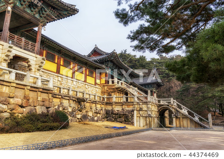 cheongungyo and baegungyo in bulguksa temple 44374469