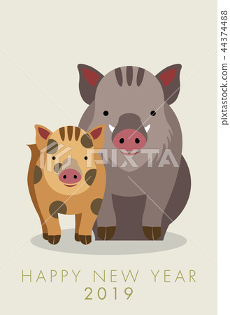 2019 Year's card 44374488