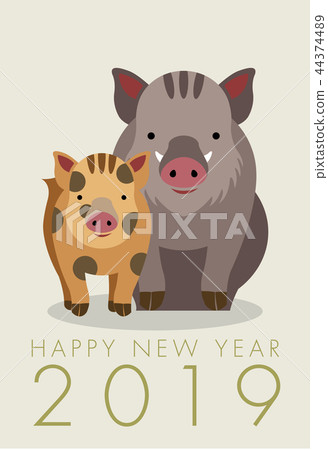 2019 Year's card 44374489