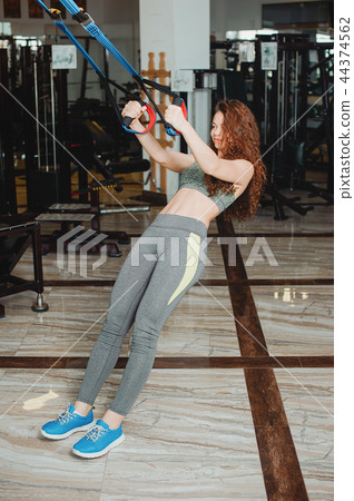 girl in a gym girl in a gym 44374562