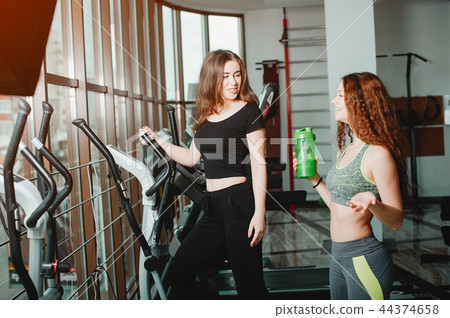 girls in a gym 44374658