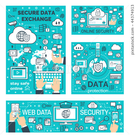Secure online data exchange in internet 44374913