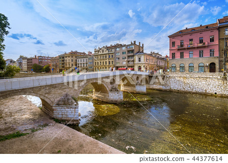Latin Bridge in Sarajevo - Bosnia and Herzegovina 44377614