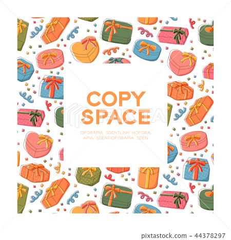 Gift Box Icon Kids Hand Drawing Set Pattern Stock Illustration 44378297 Pixta