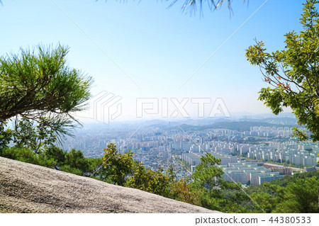 Mountain landscape, city landscape, autumn landscape Mountain landscape, city landscape, autumn landscape 44380533