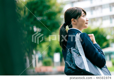 High school girl high school student woman 44381974