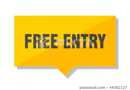 free entry price tag - Stock Illustration [44382127] - PIXTA