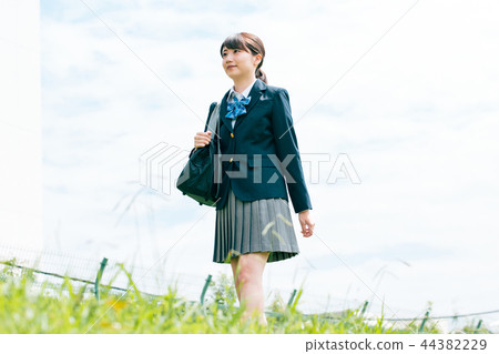 High school girl high school student student High school girl high school student student 44382229
