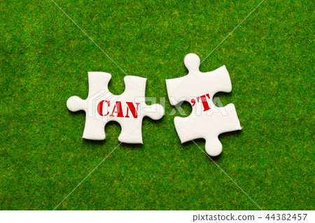 separate two jigsaw puzzle with can't wording separate two jigsaw puzzle with can't wording 44382457