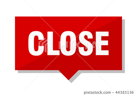close red tag 44383136