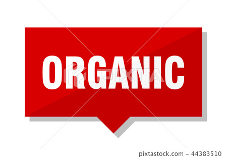 organic red tag 44383510