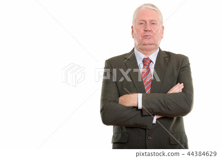 Studio shot of mature man 44384629