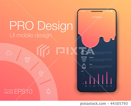 Vector Illustration of screens and web concept 44385793