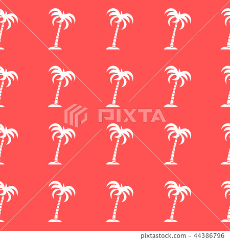 Seamless pattern with palm trees Seamless pattern with palm trees 44386796