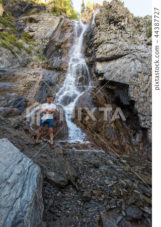 Waterfall in Altai Mountains Waterfall in Altai Mountains 44387727