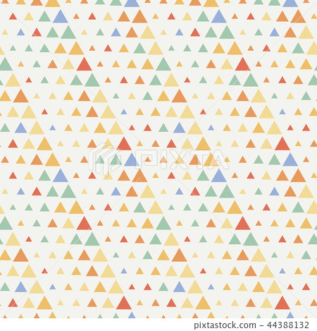 Seamless triangle halftone gradient pattern. Seamless triangle halftone gradient pattern. 44388132
