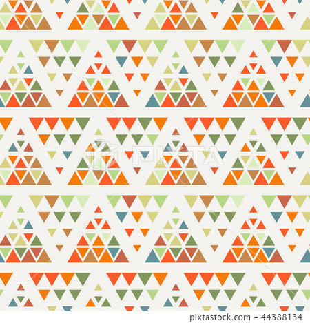 Seamless triangle halftone gradient pattern. 44388134