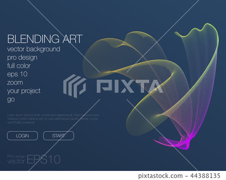Futuristic user interface. UI Technology background vector Futuristic user interface. UI Technology background vector 44388135