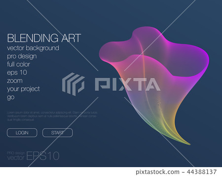 Futuristic user interface. UI Technology background vector Futuristic user interface. UI Technology background vector 44388137