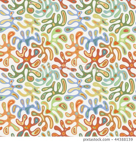 Seamless abstract stain pattern. - Stock Illustration [44388139] - PIXTA