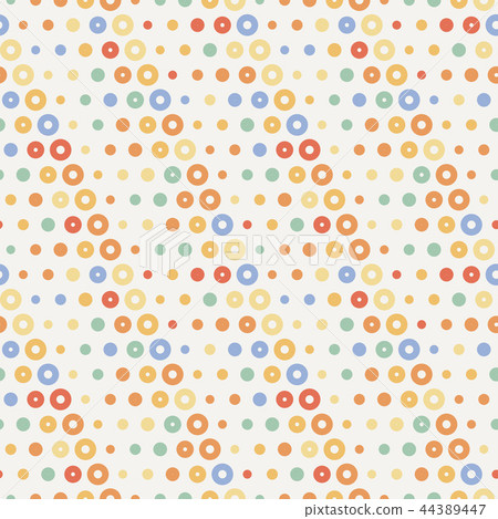 Seamless pattern with small and large peas. Seamless pattern with small and large peas. 44389447