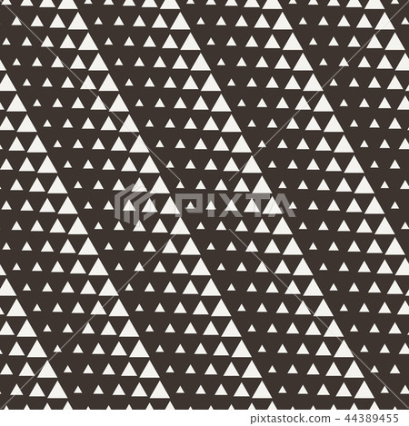 Seamless triangle halftone gradient pattern. 44389455