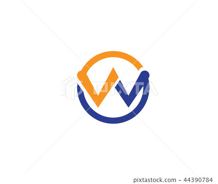 W logo and symbol W logo and symbol 44390784