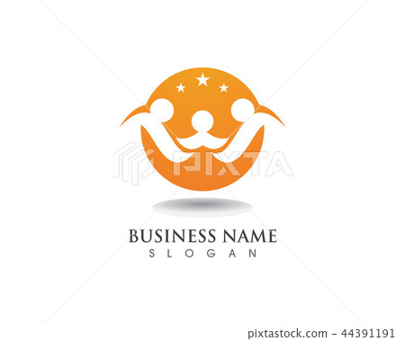 Adoption family logo and symbol 44391191