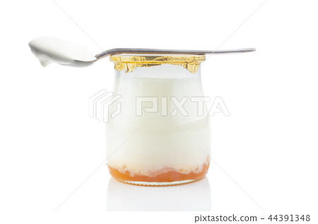 Fresh yogurt with orange Fresh yogurt with orange 44391348