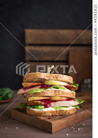 Turkey Leftover Sandwich Turkey Leftover Sandwich 44391915