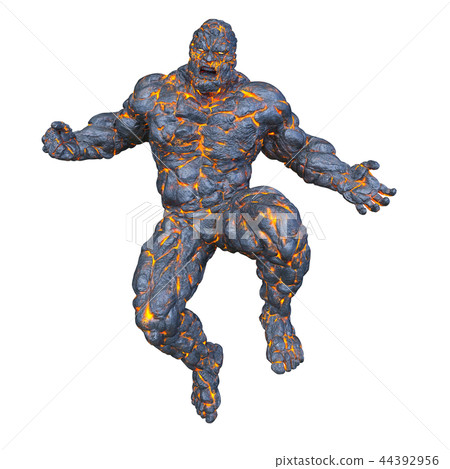Stone man - Stock Illustration [44392956] - PIXTA