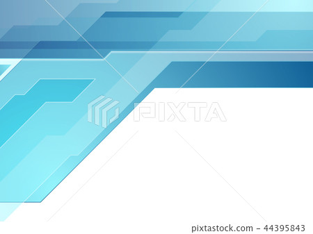 Abstract blue hi-tech minimal background 44395843