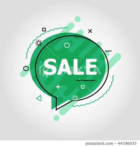 Flat speech bubble shaped banners Flat speech bubble shaped banners 44396035