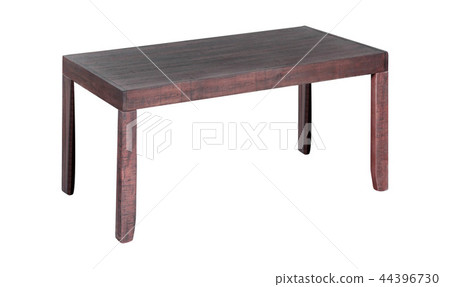 Wooden table isolated on white 44396730